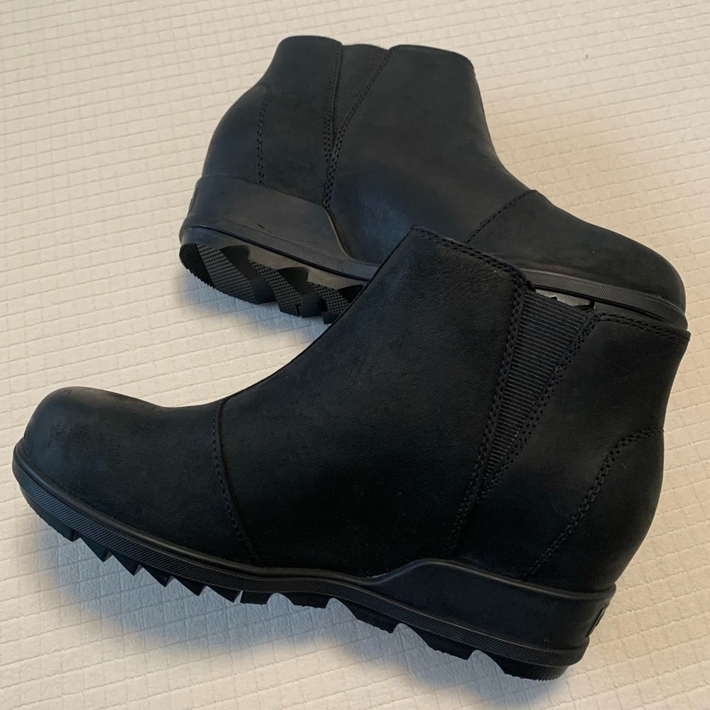 Sorel black leather ankle boots - Picture 11 of 16
